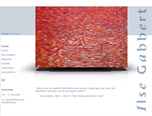 Tablet Screenshot of gabbert-kunst.de
